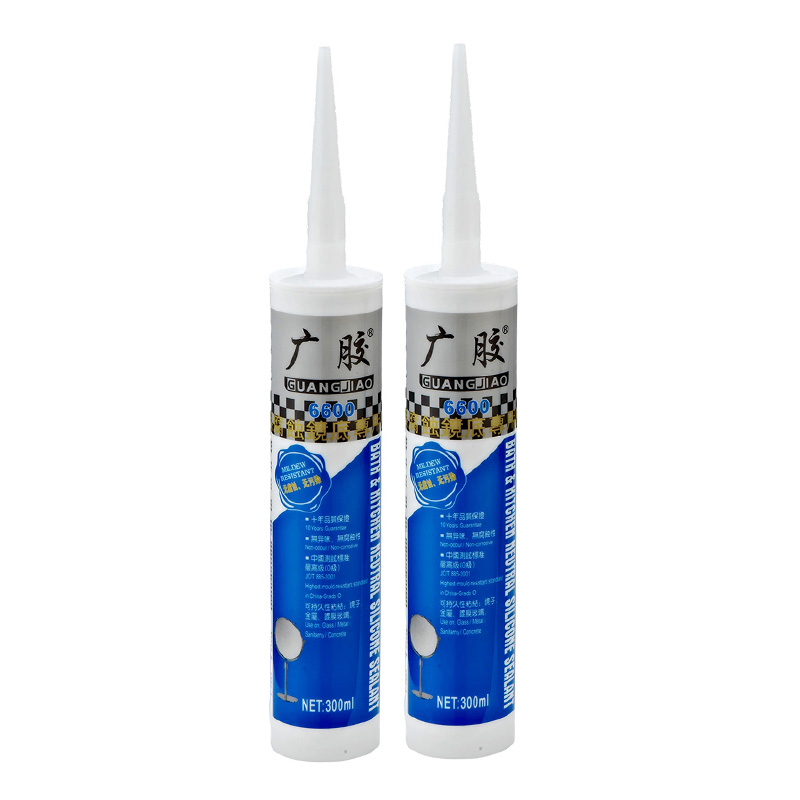 Guangjiao 6600 Mastic silicone pour miroirs non corrosif